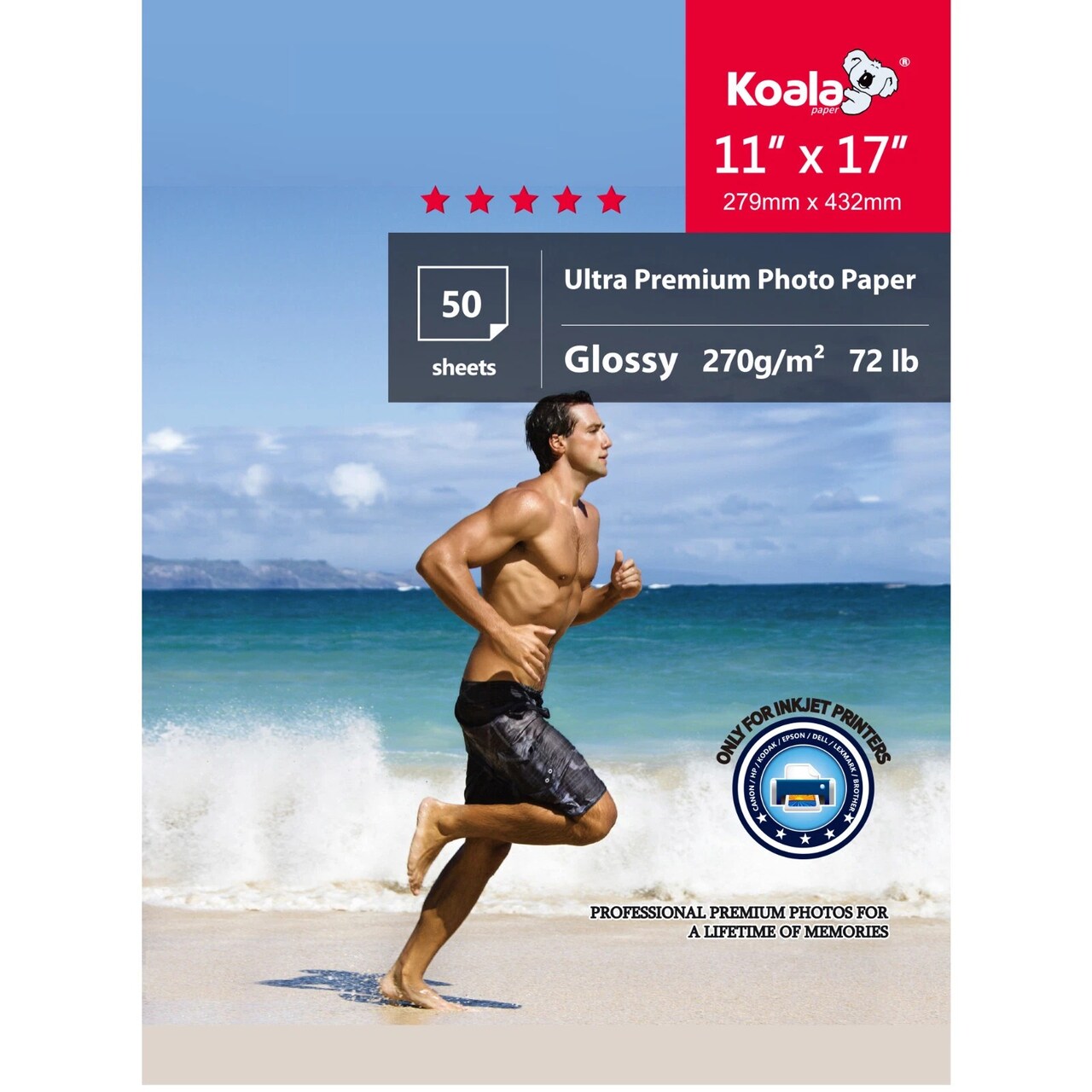 Koala Ultra Premium 72lb Glossy Photo Paper in Multiple Sizes